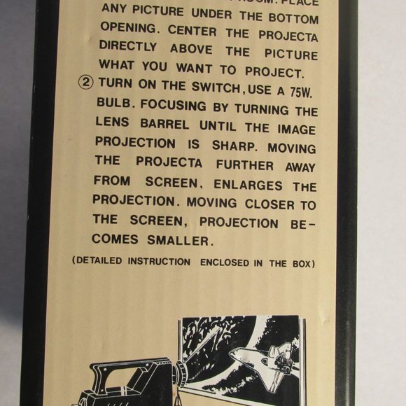 Projecta Scope Image Projector PJ 768 On Any Surface - Picture 3 of 6